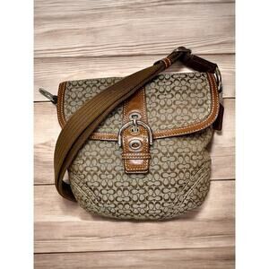 Y2K Coach Mini Signature Jacquard Convertible Bag